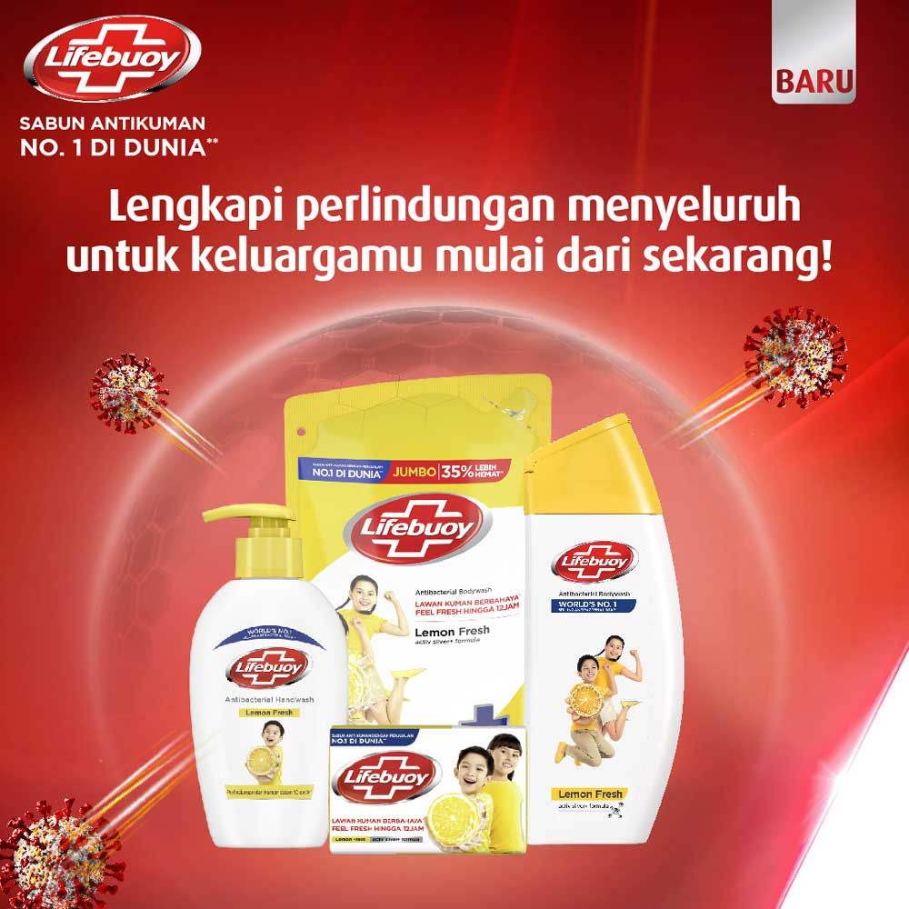 Lifebuoy Sabun Batang Lemon Fresh 70G - 7