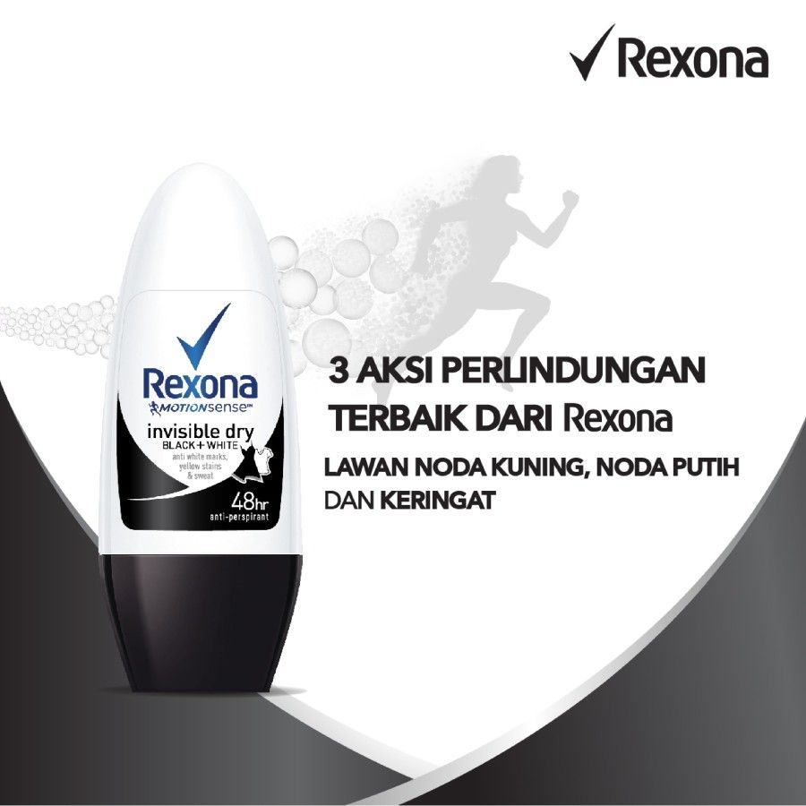 Rexona Women Deodorant Anti-Perspirant Roll On Invinsible Dry 45 Ml - 5