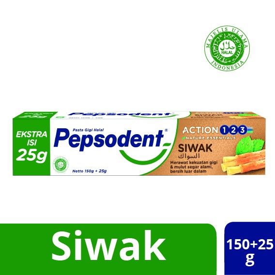 Pepsodent Action 123 Siwak 190G - 1