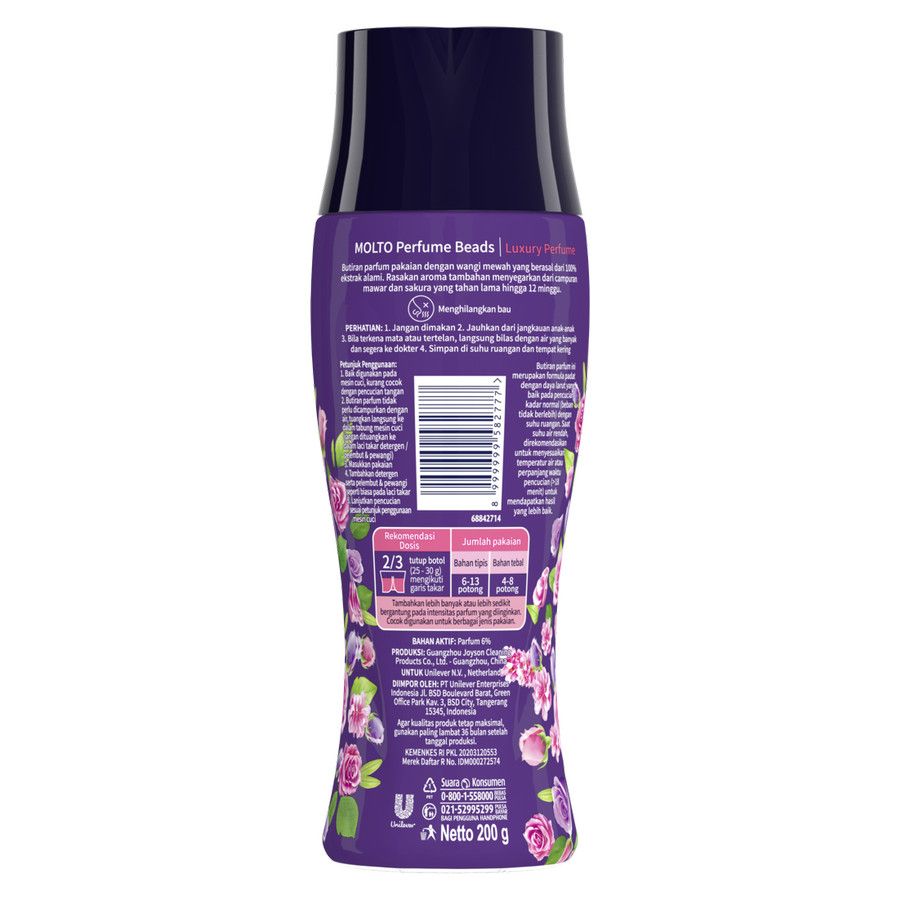 MOLTO PERFUME BEADS LUXURY PERFUME PURPLE - PERFUME BOOSTER 200 G - 2