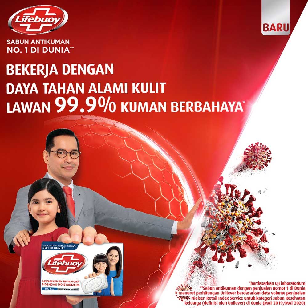 Lifebuoy Sabun Batang Mild Care 70G - 4