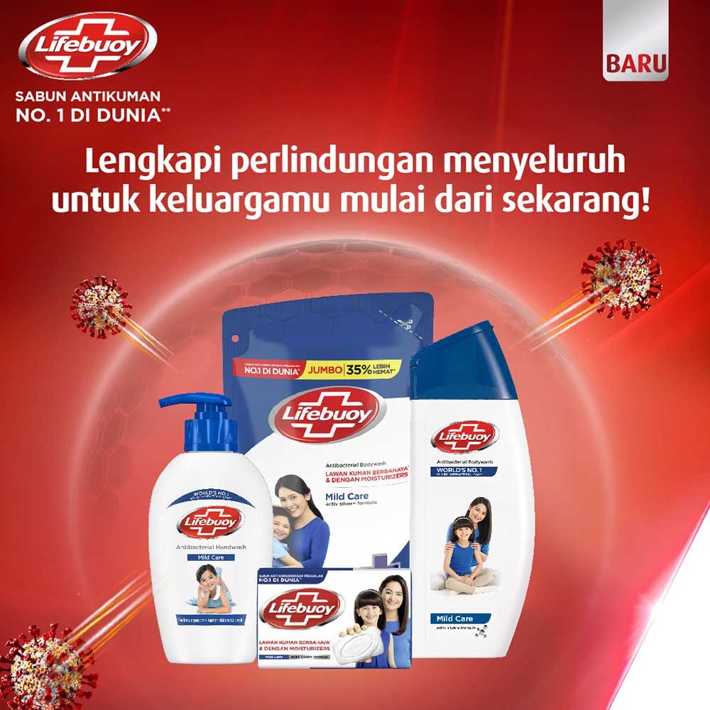 Lifebuoy Sabun Batang Mild Care 70G - 7