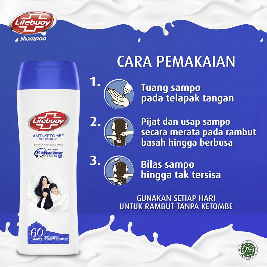 Lifebuoy Shampoo Anti Dandruff 170Ml - 5
