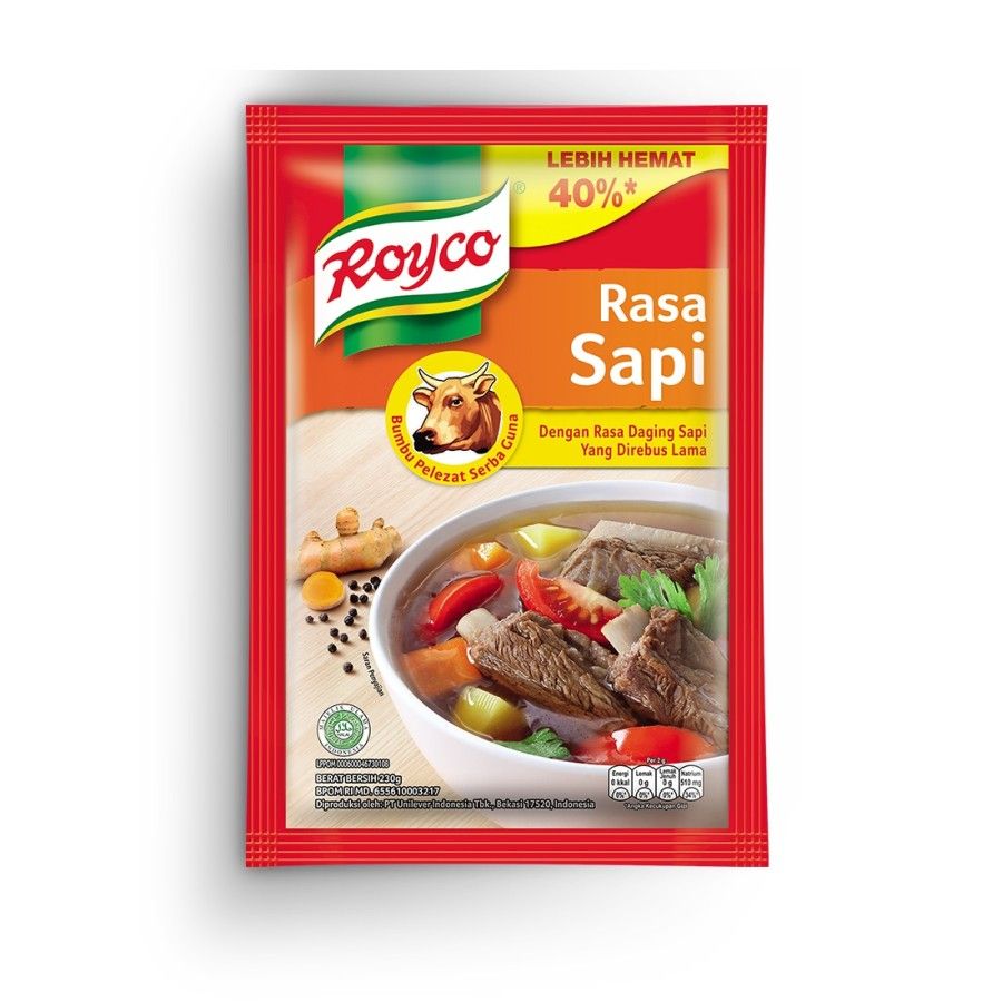 Royco Bumbu Kaldu Sapi + Ayam Free Minyak 1L - 1