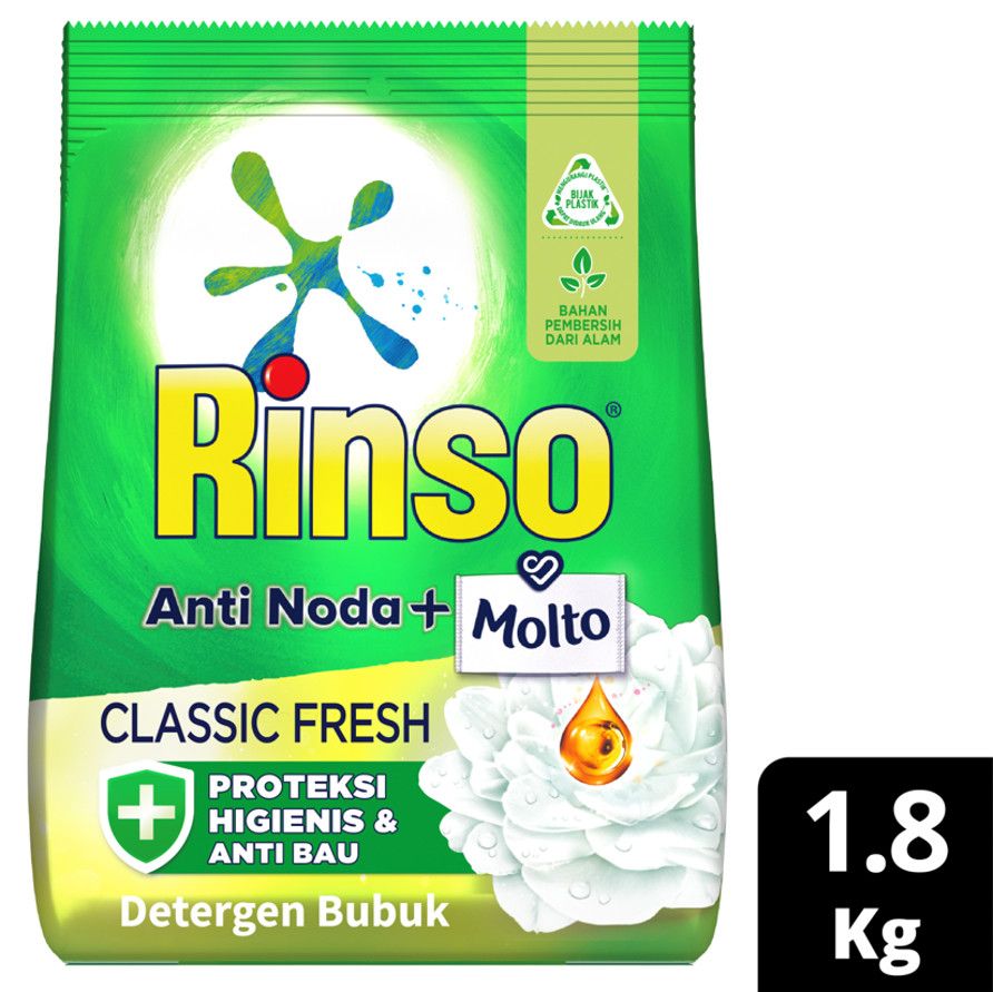 Paket Rinso Classic & Sunlight Free Minyak 1L - 2