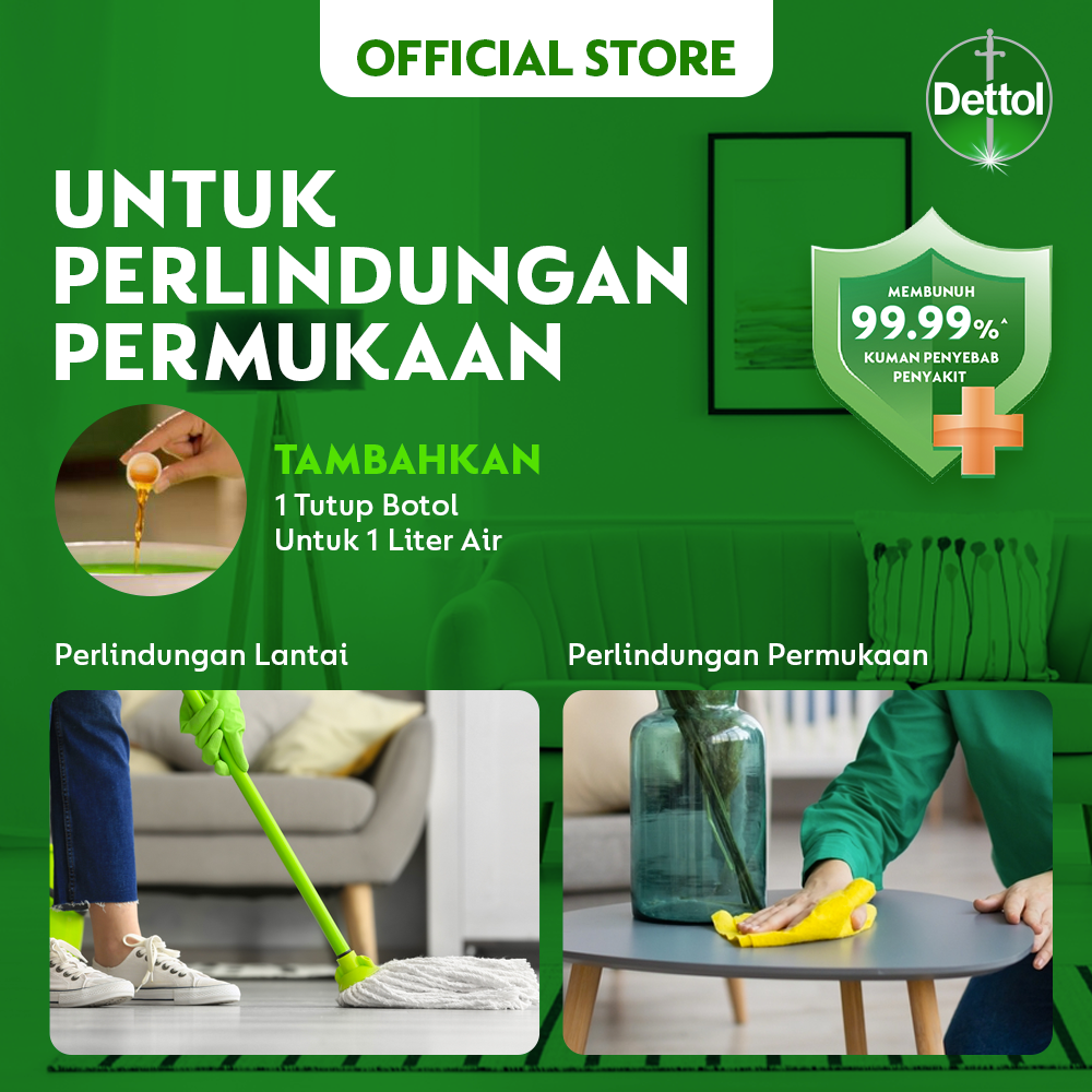 Dettol Cairan Antiseptik 750ml - 6