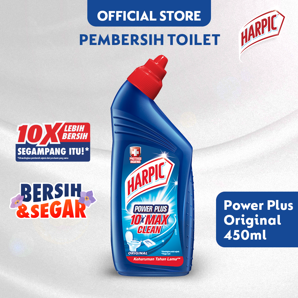 Harpic Power Plus 10X Max Clean Original 450ml - 1