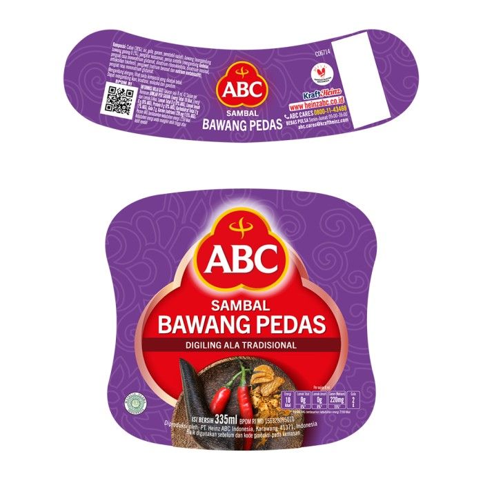 ABC Sambal Bawang Pedas 335 ml - 3