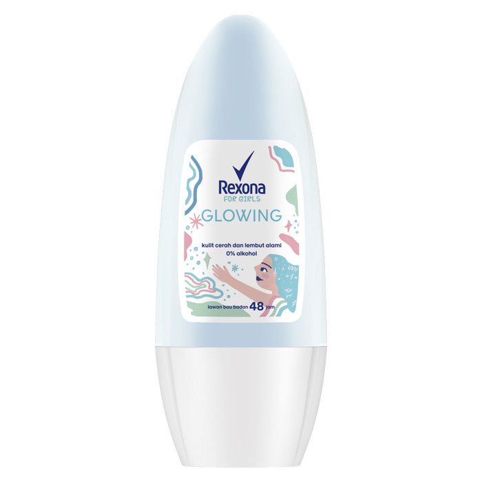 Rexona Deodorant Roll-On Glowing White 40Ml - 2