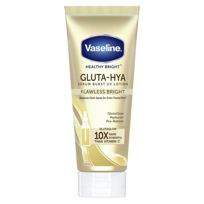 Vaseline Healthy Bright Gluta Serum Lotion Flawless Bright 200ml - 2