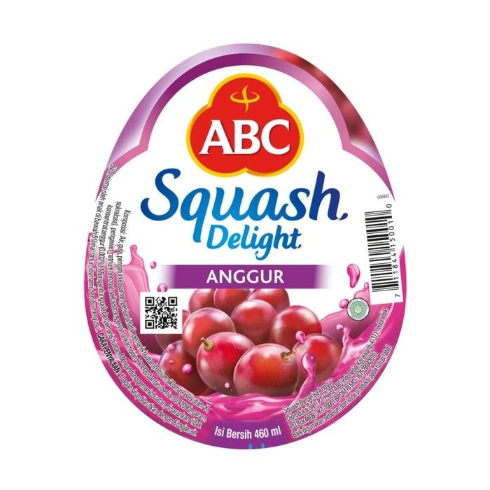 ABC Sirup Squash Delight Anggur 425 ml - 2
