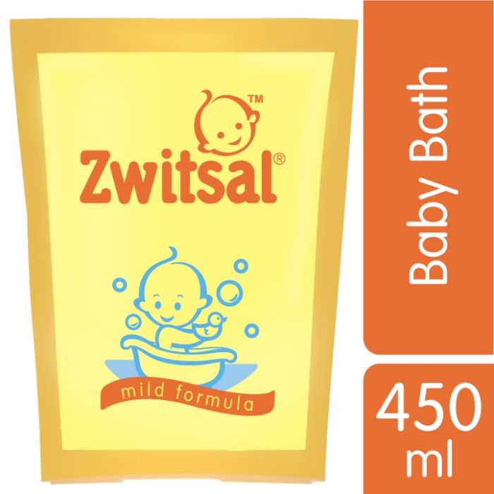 Zwitsal Baby Bath Classic Refill Pouch 450Ml - 2