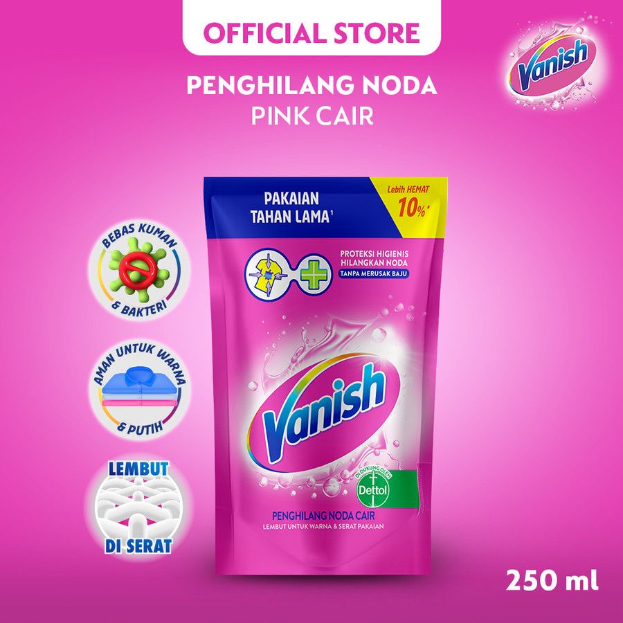 VANISH PINK LIQUID 250ML PCH - 1