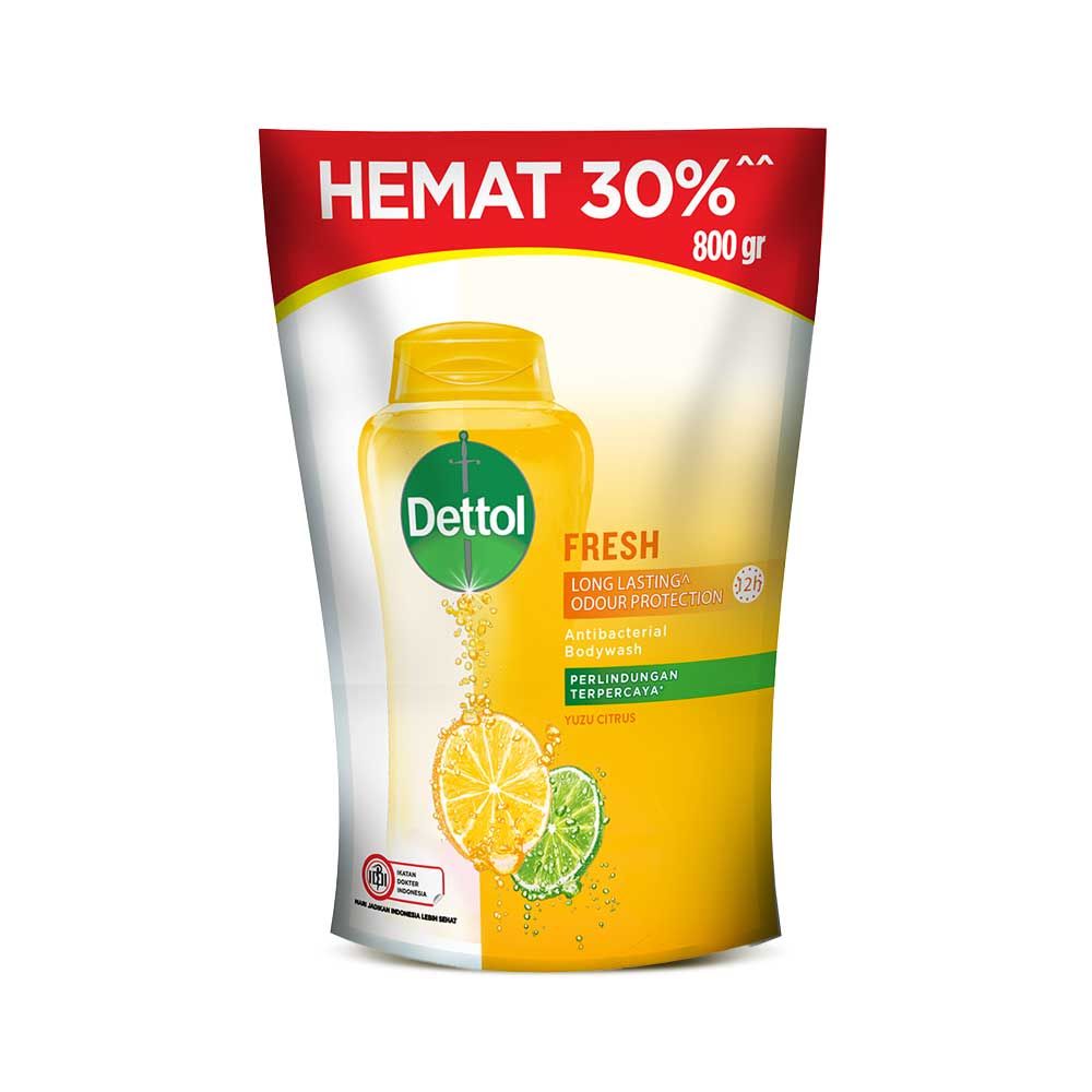 Dettol Sabun Mandi Cair Fresh 800ml - 1