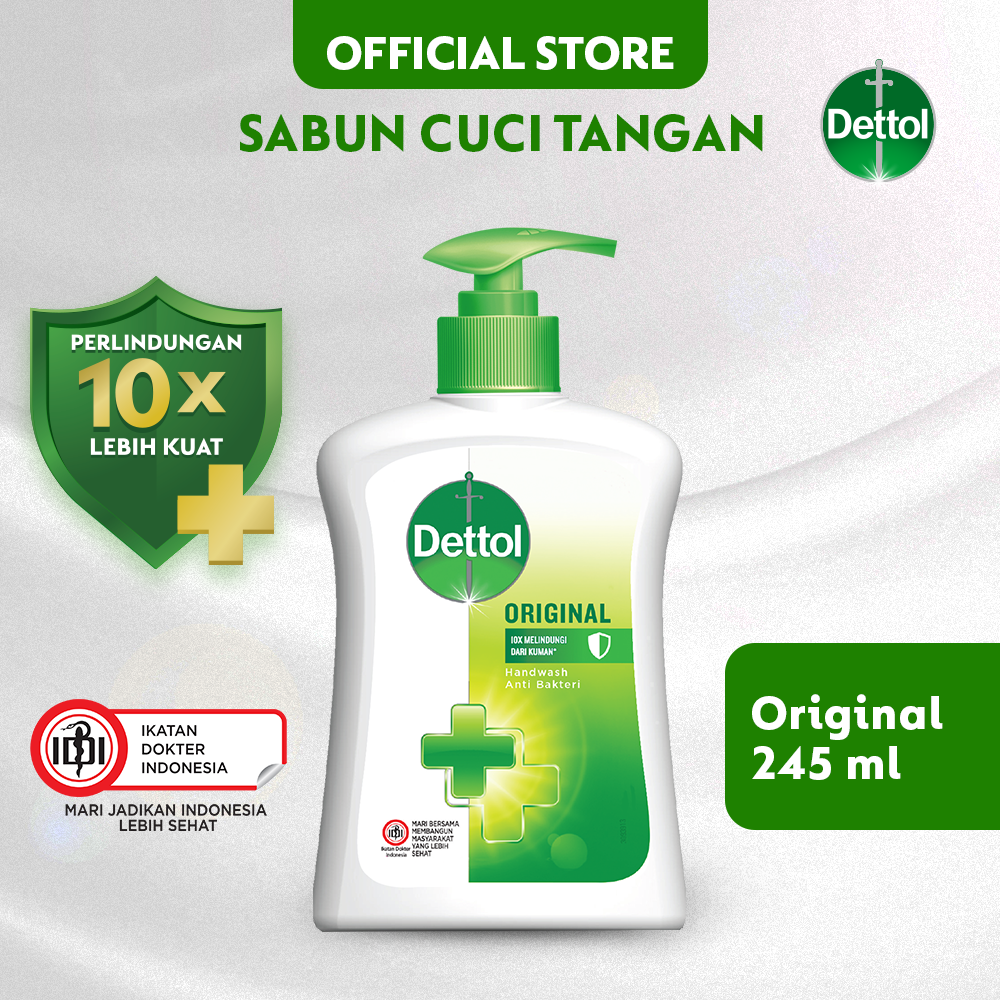 Dettol Sabun Cuci Tangan Original 245ml - 1
