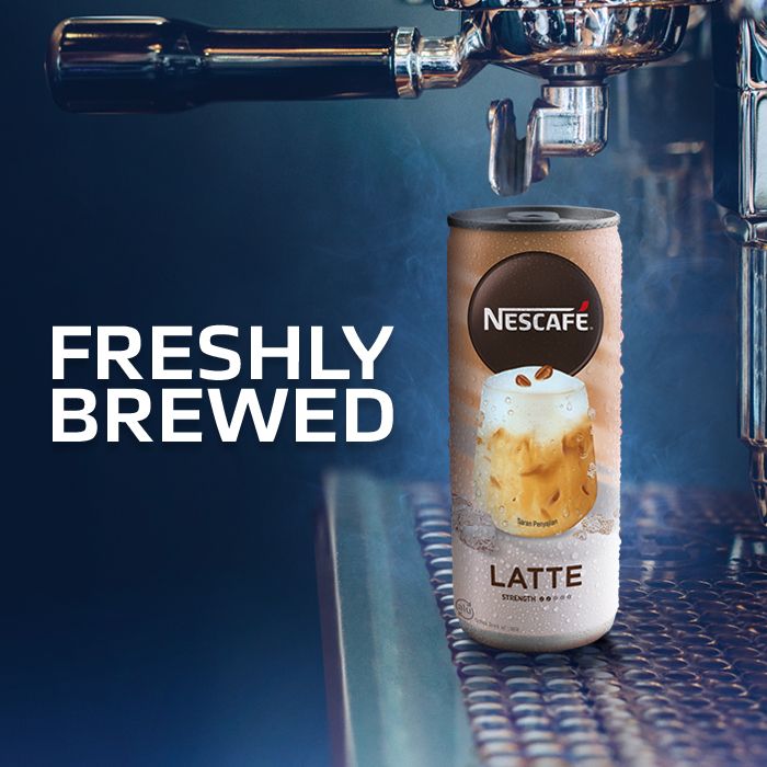 NESCAFE Kopi Minuman Kaleng Latte 220ml - 1