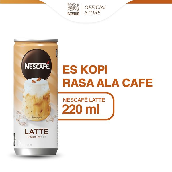 NESCAFE Kopi Minuman Kaleng Latte 220ml - 2