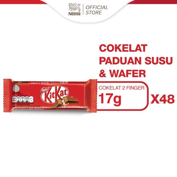 NESTLE KITKAT Coklat Wafer 2F 17g x 48pcs - 2