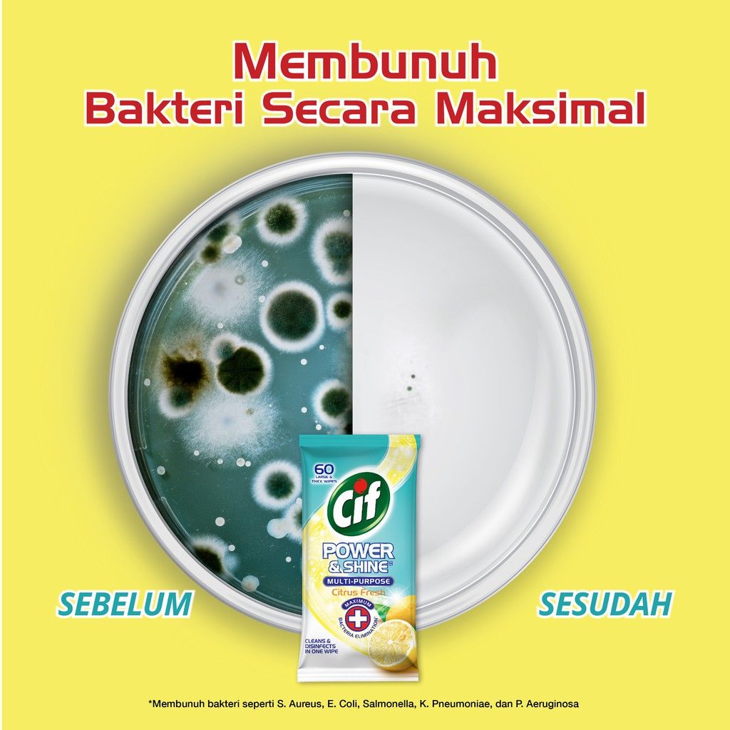 CIF Power & Shine Multipurpose Citrus Fresh 60s - 5