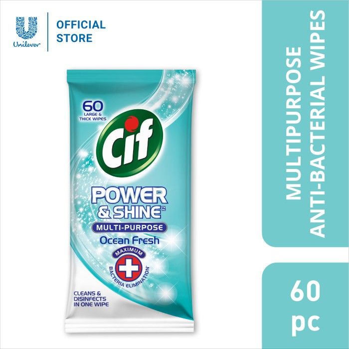 CIF Power & Shine Disinfectant Ocean Fresh 60s - 1