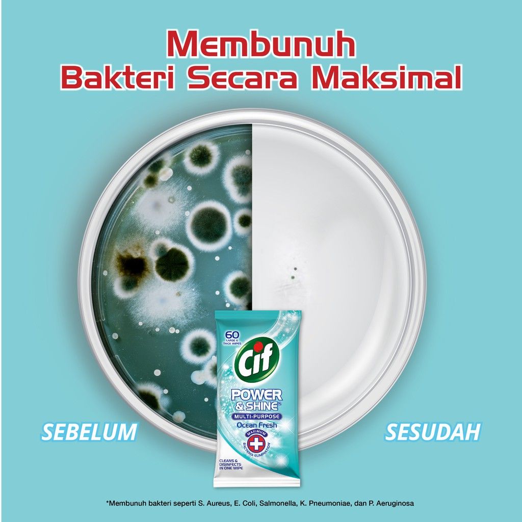 CIF Power & Shine Disinfectant Ocean Fresh 60s - 4