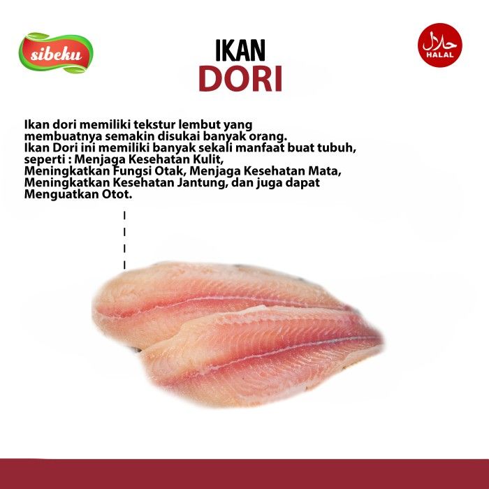 Ikan Dori Fillet 1 Kg Halal dan Higienis Frozen Food - 4