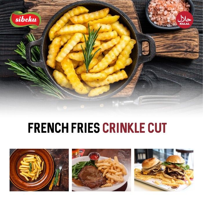 Kentang Goreng Crinkle Cut French Fries 500 gram - Sibeku - 3