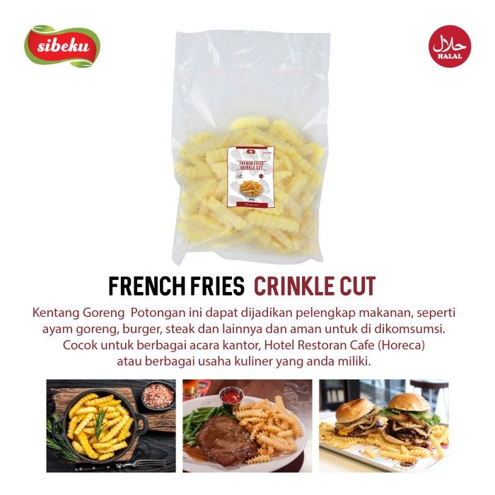 Kentang Goreng Crinkle Cut French Fries 500 gram - Sibeku - 4
