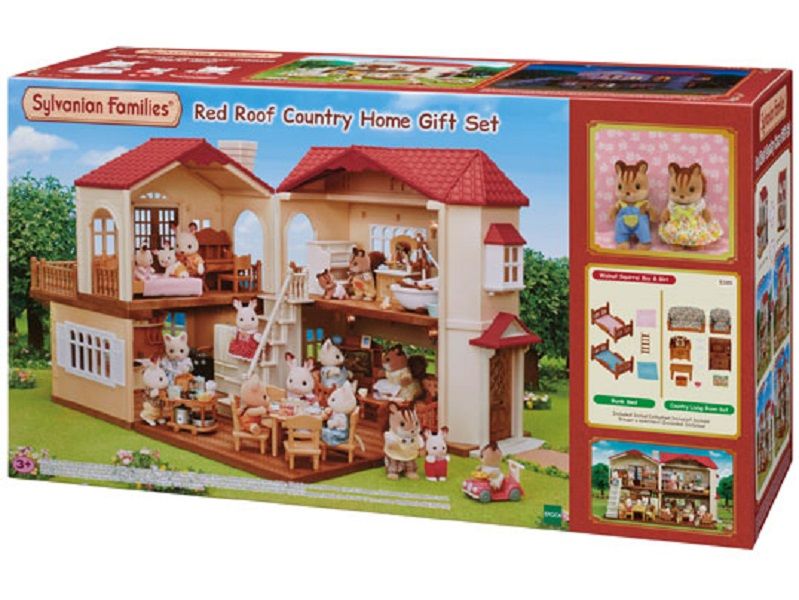 Mainan Koleksi Sylvanian Families Red Roof Country Home Gift 5385 - 1