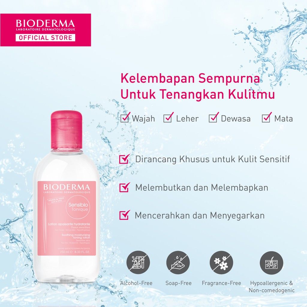 Bioderma Sensibio Tonique 250 ml - Toner untuk Kulit Sensitif - 3