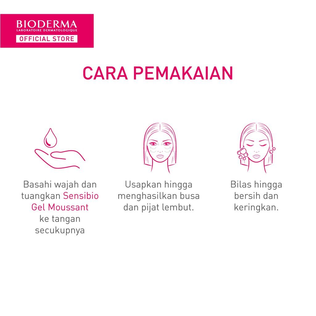 Bioderma Sensibio Gel Moussant 200 ml - Facial Wash untuk Semua Jenis Kulit / Kulit Sensitif - 4
