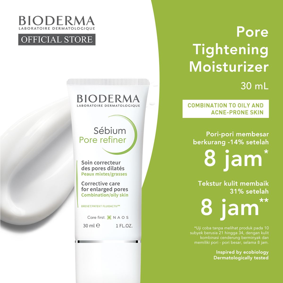Bioderma Sebium Pore Refiner 30 ml - Treatment untuk Pori Wajah - 1