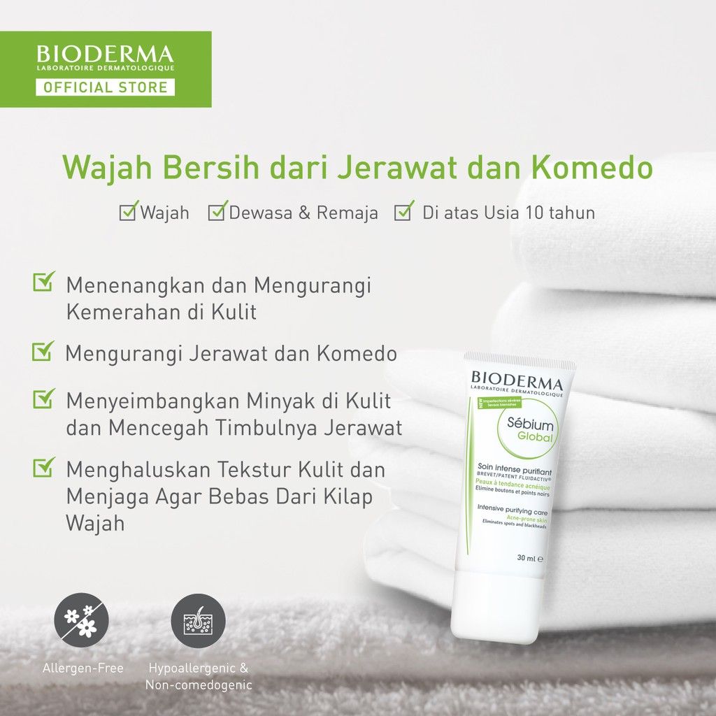 Bioderma Sebium Global 30 ml - Treatment untuk Melawan Jerawat - 3