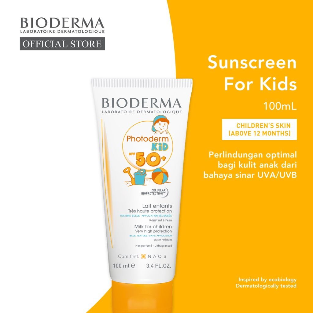 Bioderma Photoderm Kid SPF 50+ 100 ml - Sunscreen untuk Anak Anak - 1