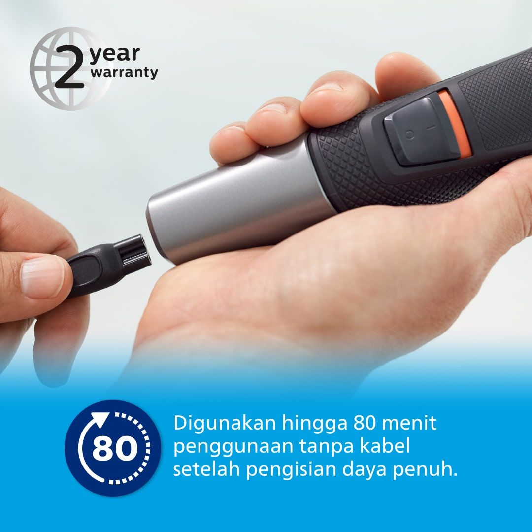Philips Multipurpose 9in1 Grooming Set MG5720/15 Pencukur Serbaguna - 7
