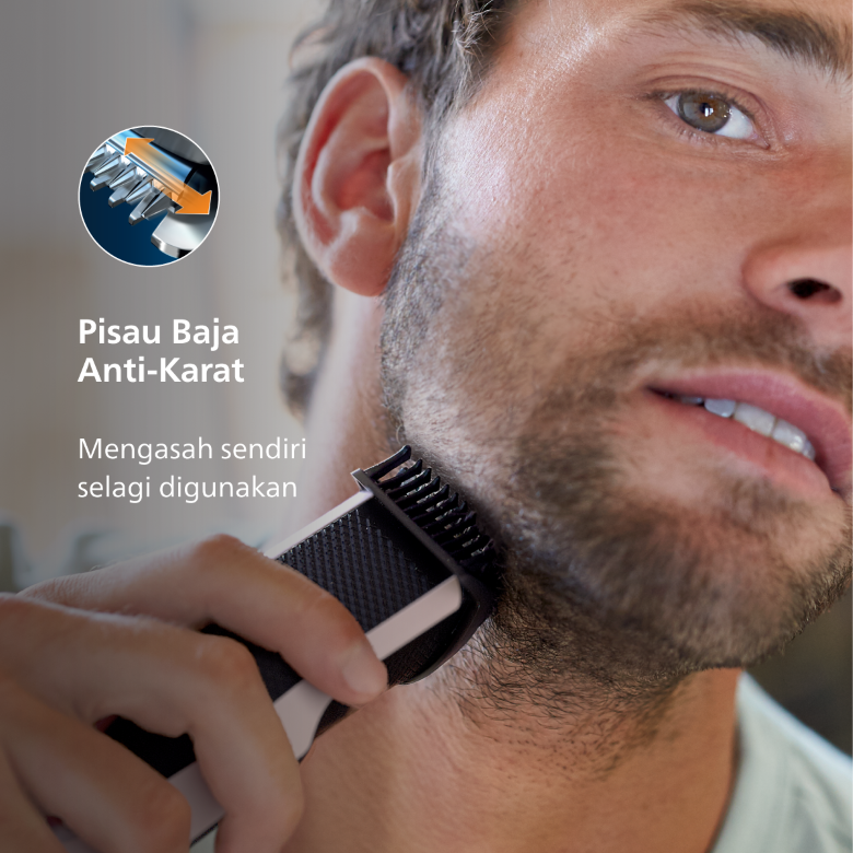 Philips Beardtrimmer Series 3000 BT3206/14 Penata Jenggot & Kumis - 4