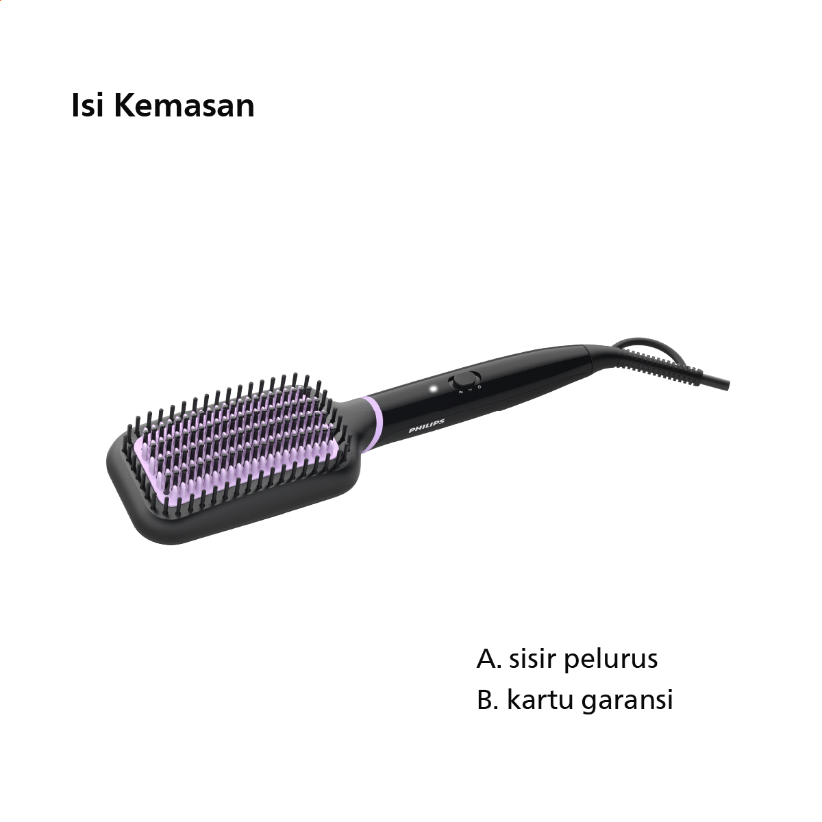 Philips Heated Straightening BHH880/00 Pelurus Rambut Natural - 2