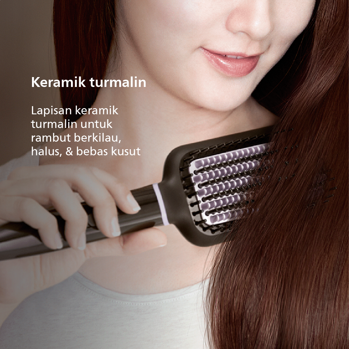 Philips Heated Straightening BHH880/00 Pelurus Rambut Natural - 4
