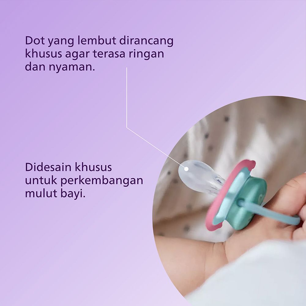 Philips Avent Soother Ultra Air 18m+ SCF349/13 Pacifer Empeng Dot Bayi - 4