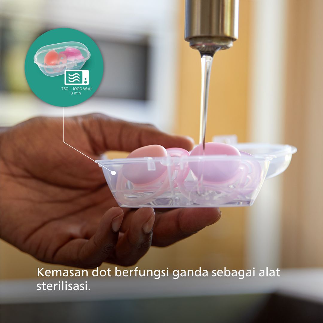 Philips Avent Soother 0-6M Dream&Swan SCF222/02 Empeng Dot Bayi - 4