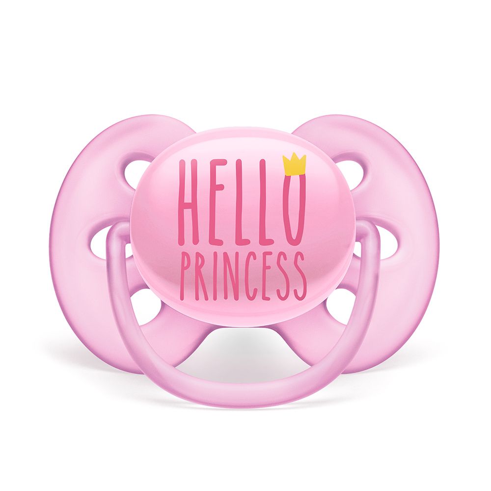Philips Avent Soother Soft 6-18m Girl 1P SCF529/01 Pacifer Empeng Bayi - 2
