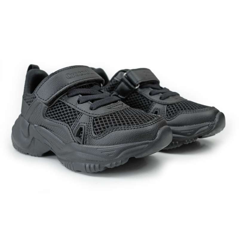 Crocodile Kids SL21606 Black - Sepatu Sneakers Anak Kids Shoes Original - 28 - 2