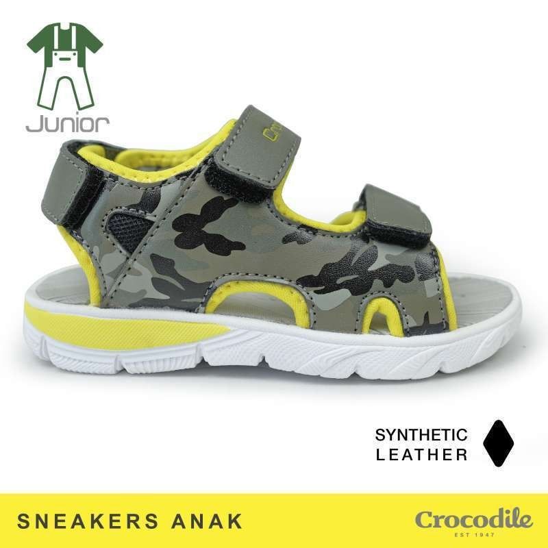 Crocodile Kids SL19316 Green - Sepatu Sandal Anak Kids Shoes Original - 30 - 1