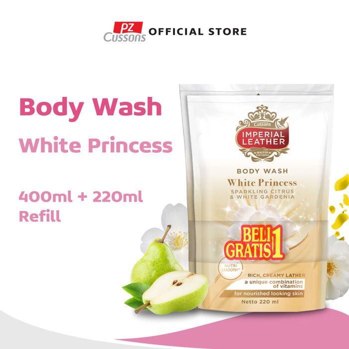 Imperial Leather Body Wash White Princess Refill 400ml + Extra 220ml - 1