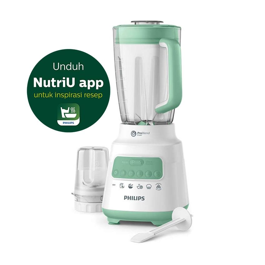 Philips Blender 5000 Series Plastik 2L HR2221/30 - Hijau - 2