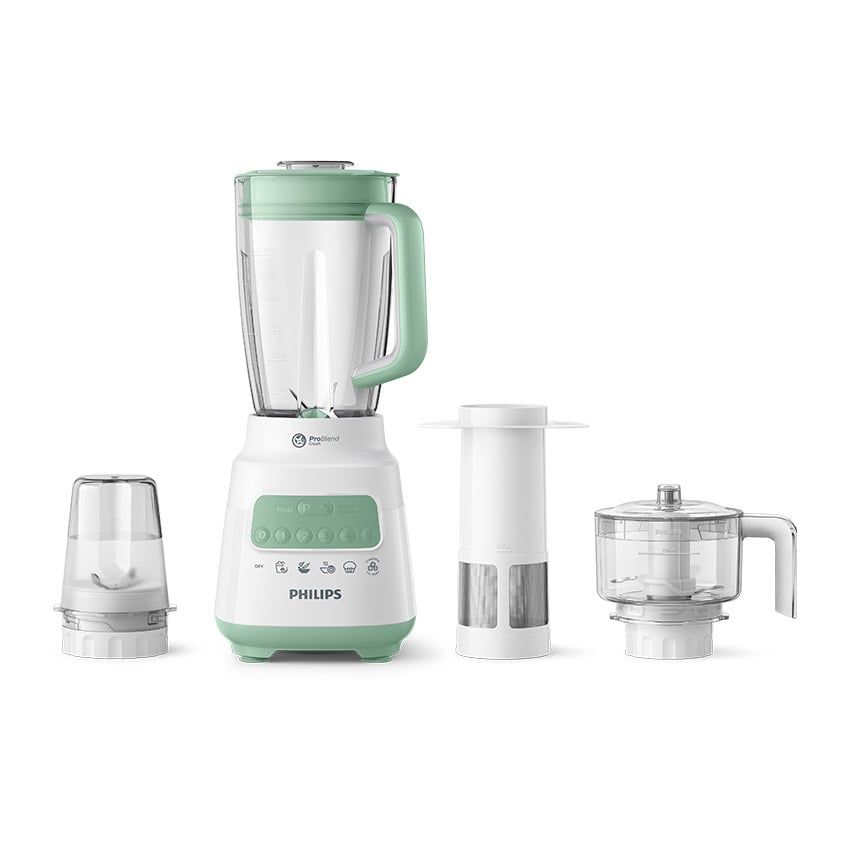 Philips Blender 5000 Series 2L Plastic - Green + Accessory HR2223/30 - 3