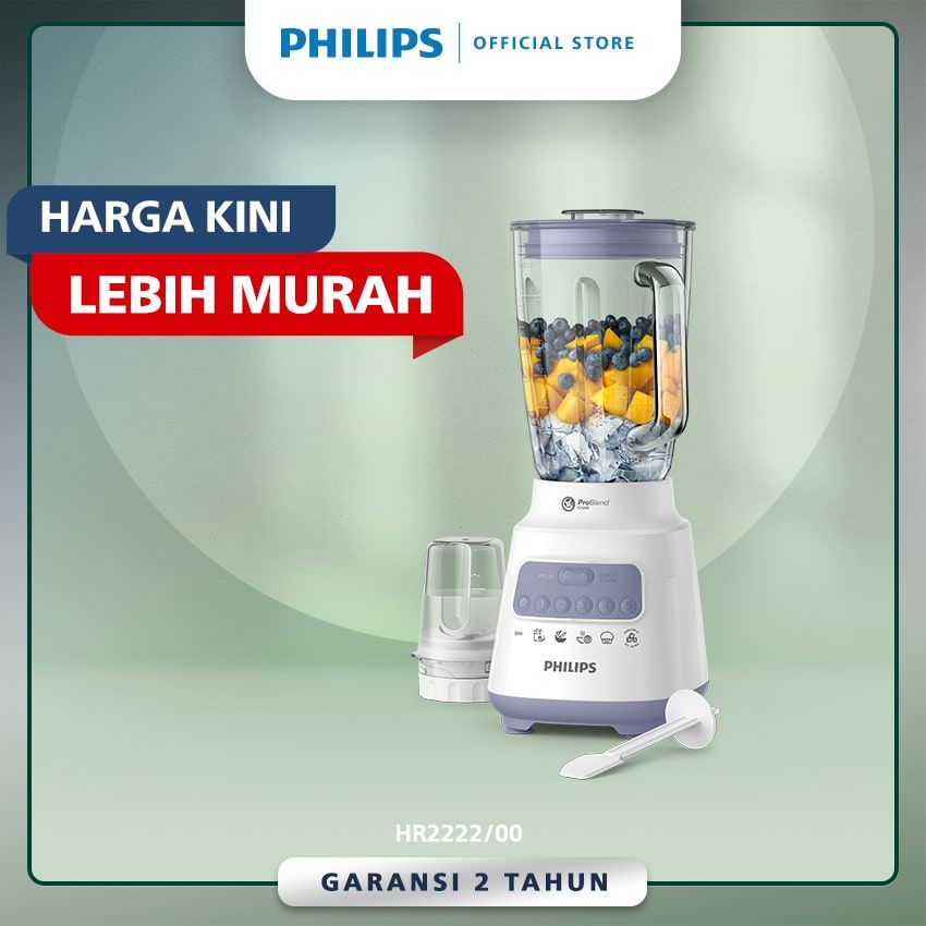 Philips Blender 5000 Series 2L Glass - Lavender HR2222/00 - 1