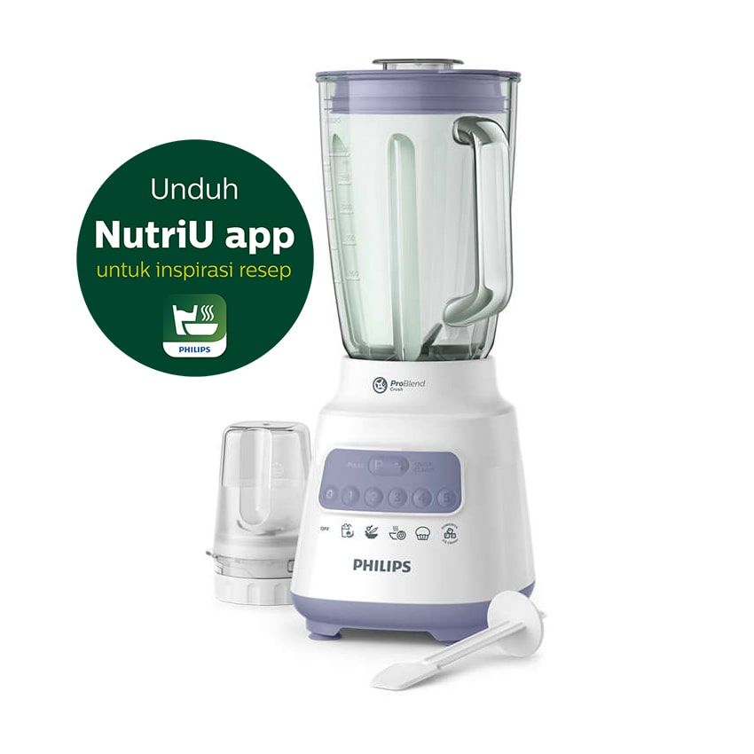 Philips Blender 5000 Series 2L Glass - Lavender HR2222/00 - 2