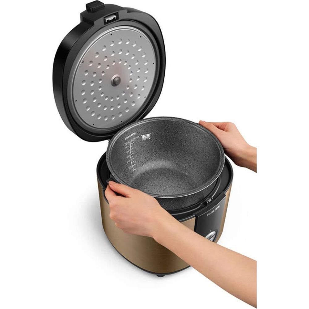 Philips Rice Cooker 2L - Premium Plus Gold HD3138/34 - 4