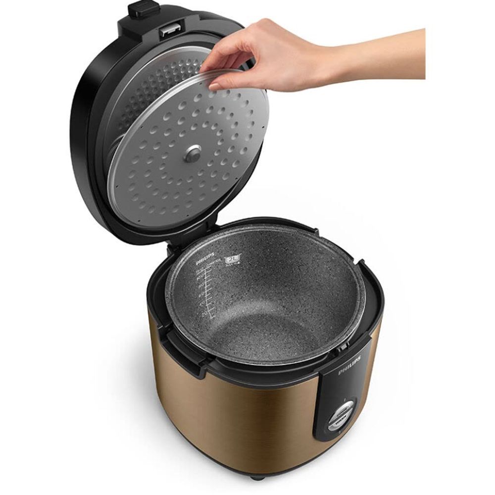 Philips Rice Cooker 2L - Premium Plus Gold HD3138/34 - 3